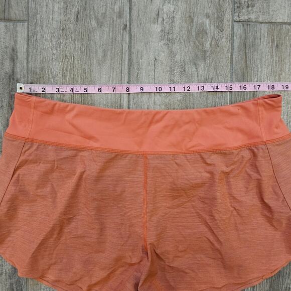 Athleta Run With It Textured 3.5″ Short Women’s XL Space Dye Orange Haze - Picture 3 of 9